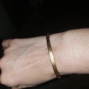 Gold filled roman numerals bracelet